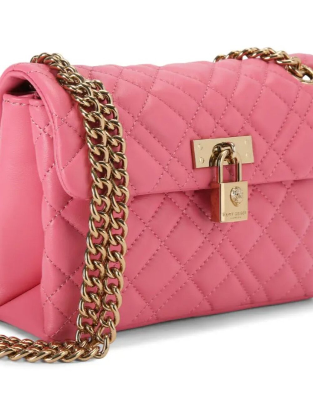 Kurt Geiger London Mini Leather Brixton Lock Bag